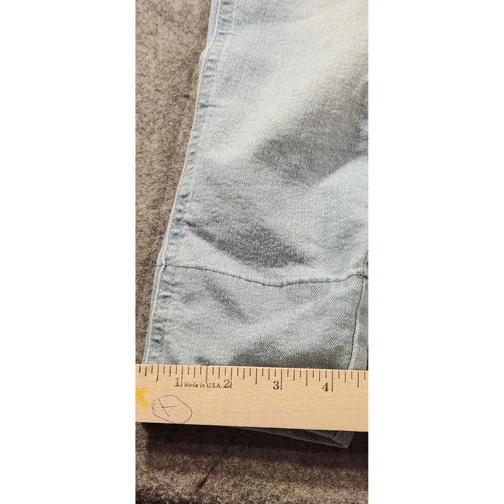 OshKosh B'gosh Overalls Girls XS Blue Denim Vestbak One‎ Piece Light Wash Bib